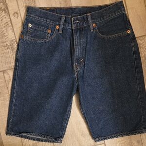 Levi's Dark Blue Jean Shorts